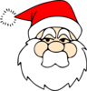Santa Claus Face Clip Art